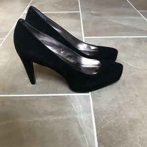 Calvin Klein Suede Heels